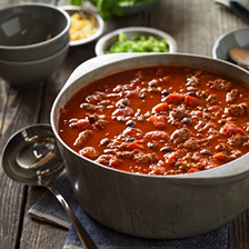 Beef Chili Five Ways